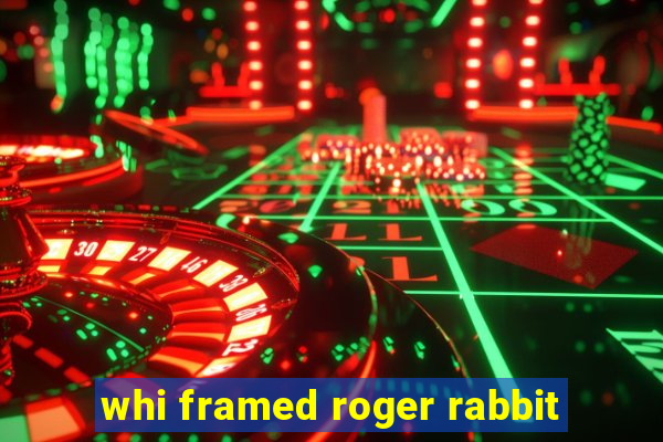 whi framed roger rabbit